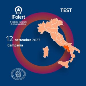 It-alert: domani test in Campania del sistema nazionale di allarme pubblico