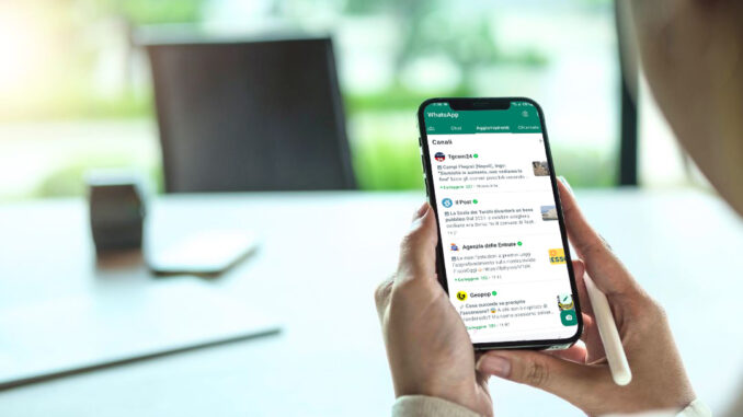 Whatsapp crea i canali tematici