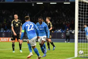 Champions: il Napoli resuscita l’Union Berlino che pareggia la prima partita dopo 12 sconfitte consecutive