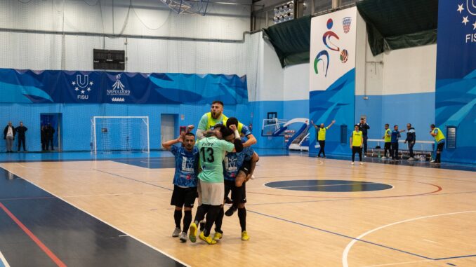 Giocatori della Parthenope Futsal (foto BOSK)