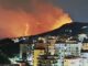 incendio sulla collina dei camaldoli a napoli