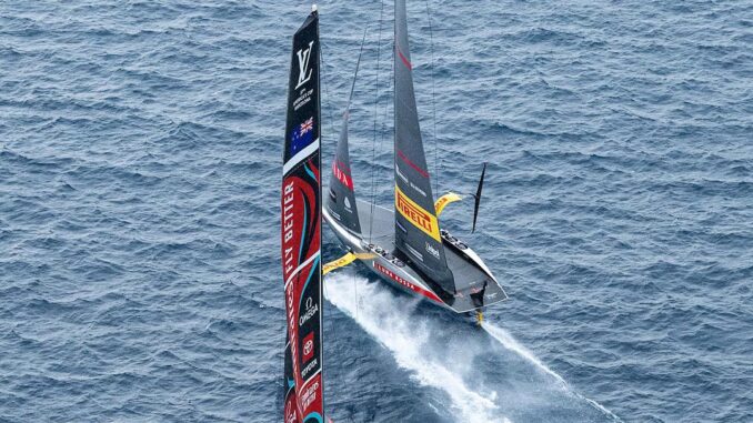 Match Race tra Luna Rossa Prada Pirelli e Emirates Team New Zealand (foto Luna Rossa)